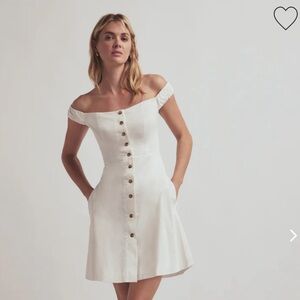 White Dress For Summer: Super-Flattering Favorite Daughter Dress!